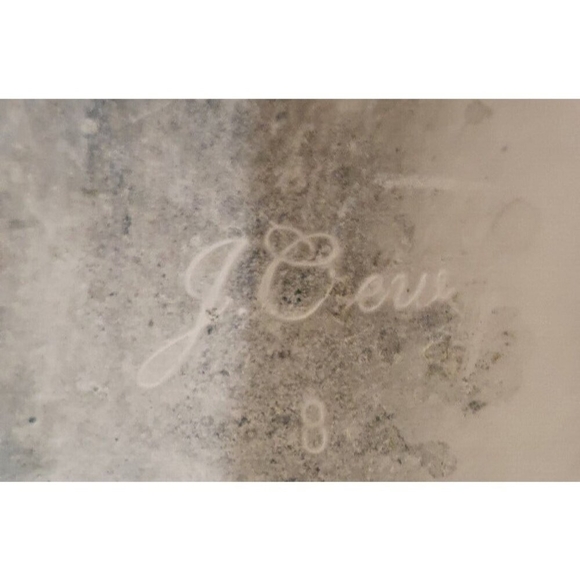 J.CREW Bedford Black Leather Two Straps Slide Sandals Rhinestone Detail … - Picture 6 of 6